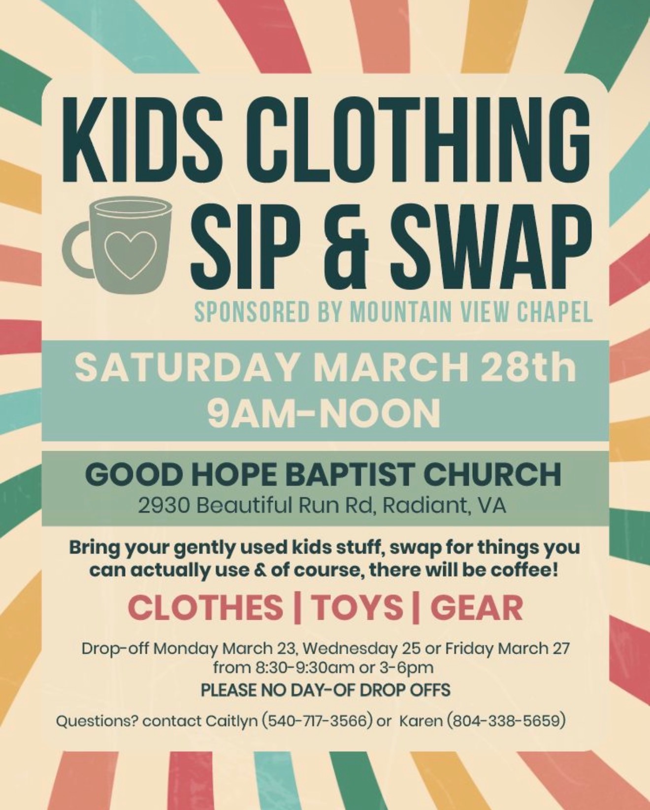 Sip and Swap Portrait March 28th, 2026