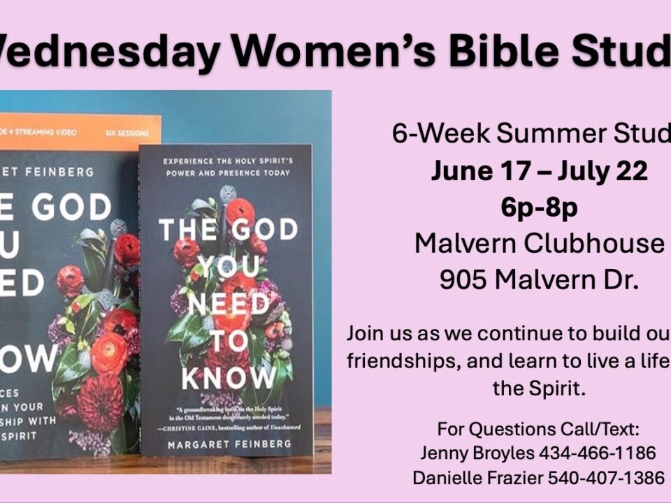 6-Week Study: The God You Need To Know | Women's Wednesday Bible Study