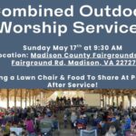 Combined Outdoor Service at the Farmers Pavilion