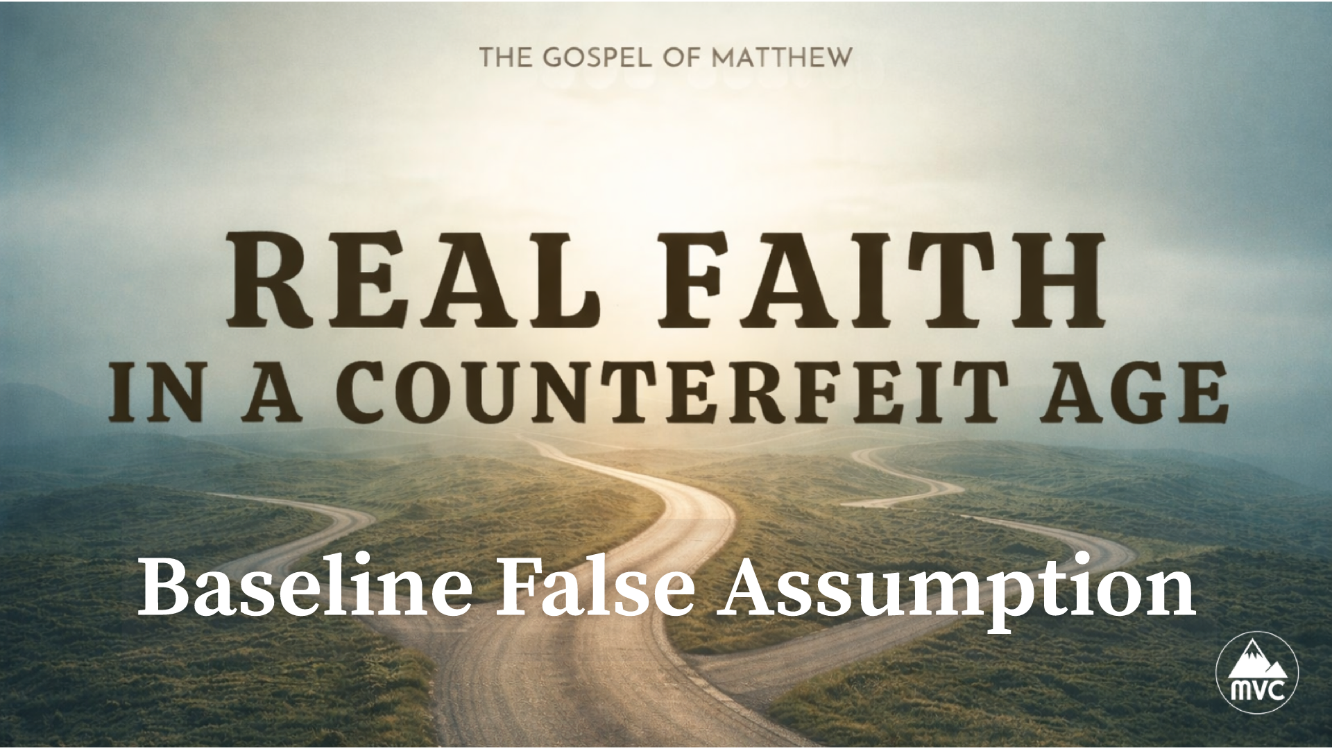 Real Faith in a Counterfeit Age – Week 3: Baseline False Assumption episode artwork