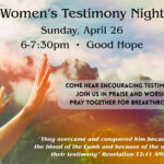 Women's Testimony Night