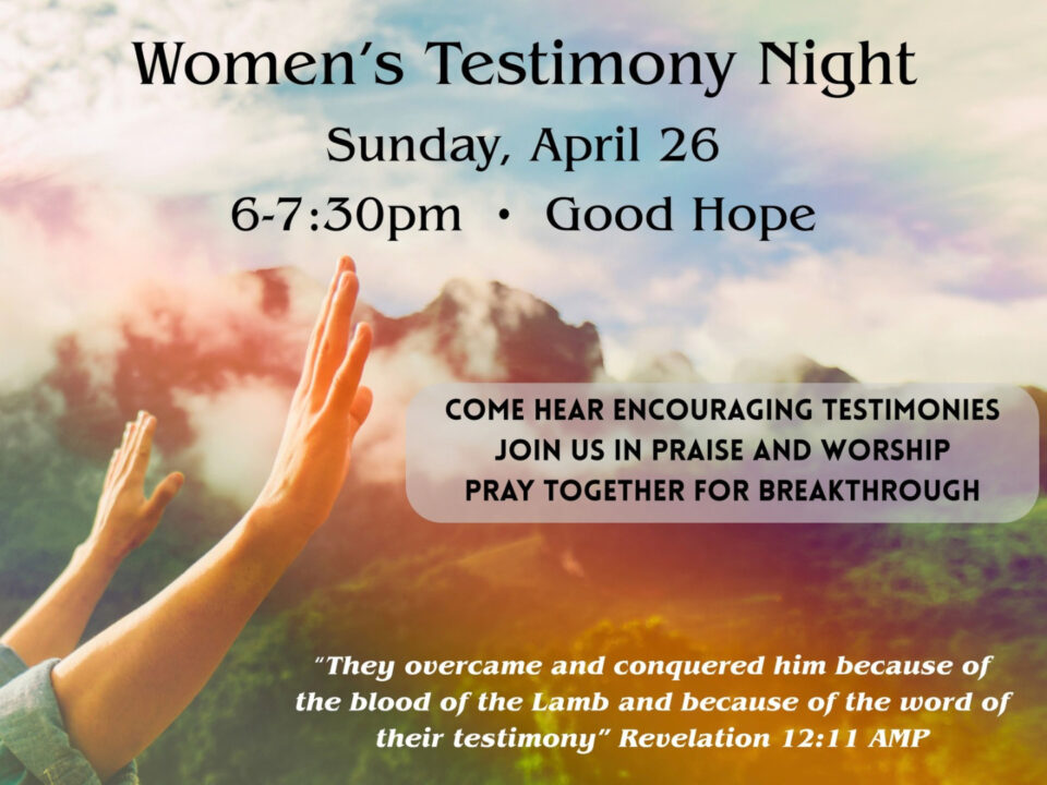 Women's Testimony Night