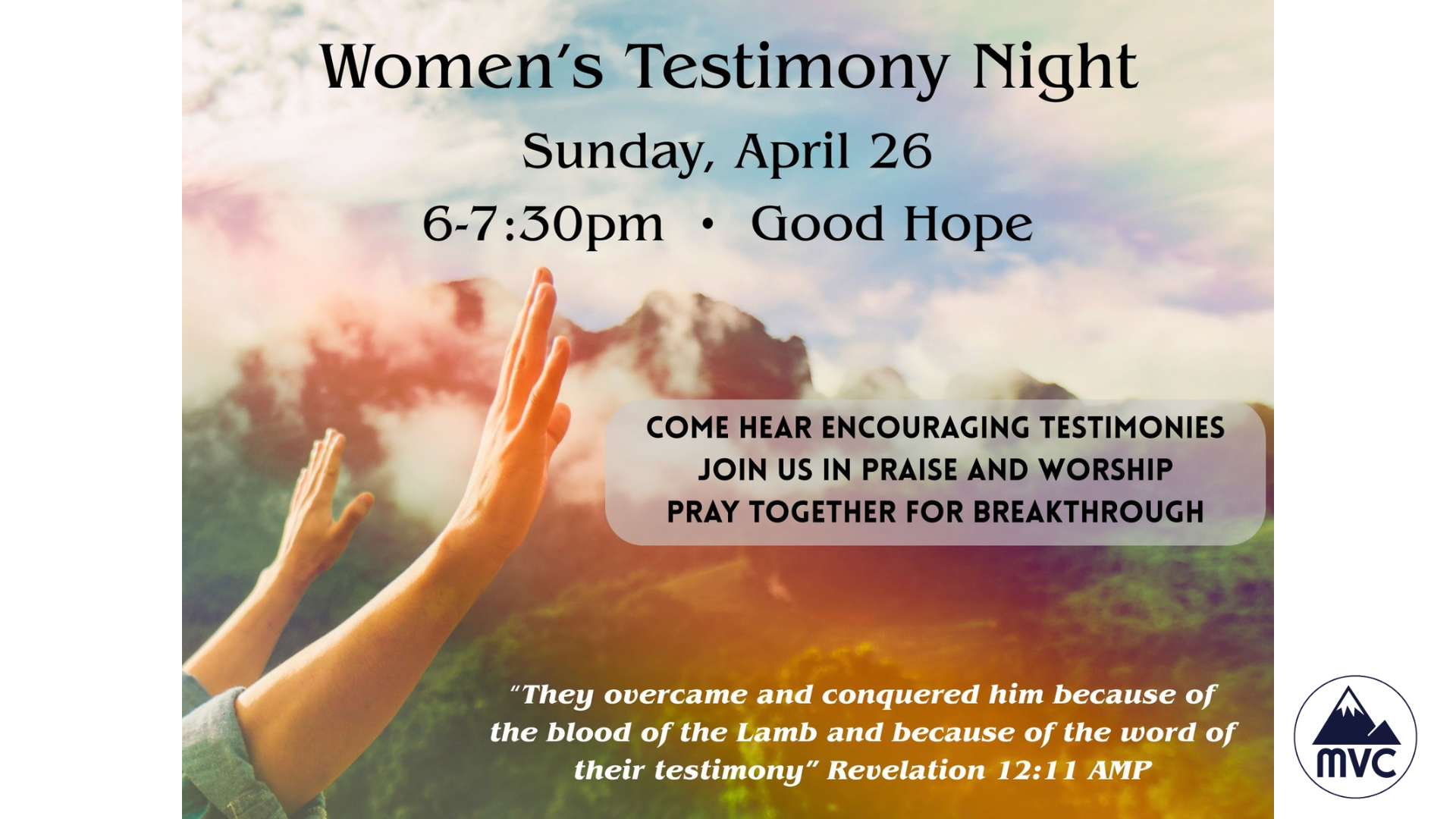Women's Testimony Night