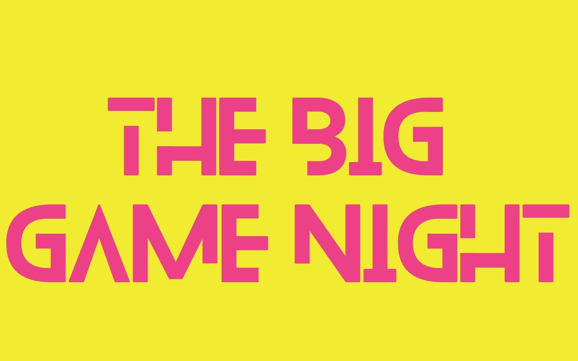 Youth Group The Big Game Night