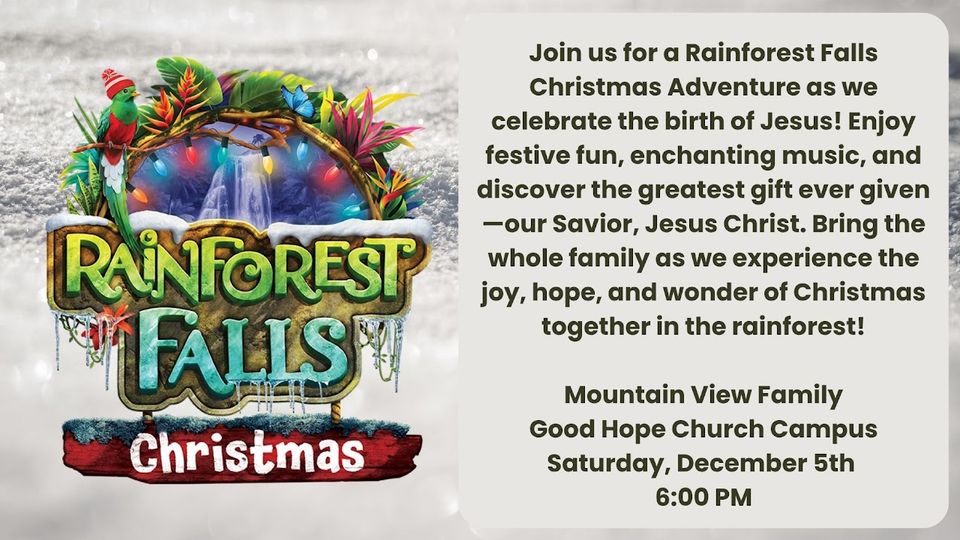 Rainforest Falls Christmas Program